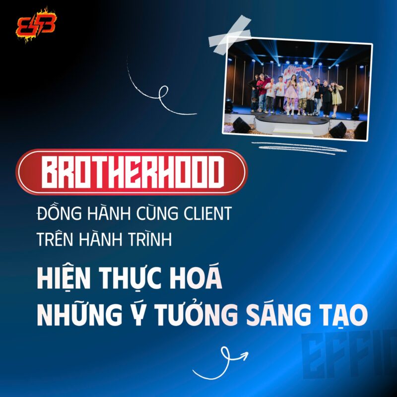 Brotherhood tổ chức sự kiện chuyên nghiệp, đồng hành cùng doanh nghiệp hiện thực hóa ý tưởng sáng tạo qua fanmeeting và giải chạy.